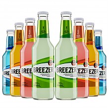 京东商城 BREEZER 百加得 冰锐 缤纷Party装（8种口味） 55元