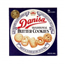 京东商城 Danisa 丹麦皇冠 曲奇饼干 90g 7.1元