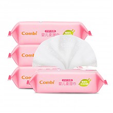 京东商城 康贝（Combi)PiPi专用婴儿柔湿巾25*4包 14.9元