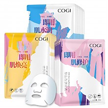 京东商城 高姿COGI补水亮颜面膜套装25ml*18片(水活保湿*8+净透亮肤*5+修护舒缓*5)护肤套装女锁水 39元