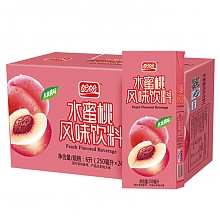 京东商城 盼盼 水蜜桃汁 250ml*24盒 整箱 果汁饮料 18.9元