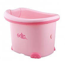 京东商城 日康 儿童浴桶 宝宝洗澡盆 婴儿浴盆 加大 适用于0-12岁 粉色 RK-X1002-2 111元