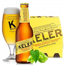 京东商城 西班牙原装进口啤酒 开勒（KELER） 250ml*6瓶装 17元