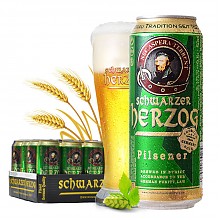 京东商城 德国进口 歌德（schwarzer herzog ）黄啤酒 500ml*24听 整箱装 99元