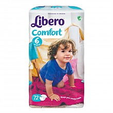 京东商城 丽贝乐(Libero)婴儿纸尿裤加大号尿不湿XL72片 *4件 429.6元（合107.4元/件）