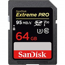 京东商城 闪迪（SanDisk）64GB 读速95MB/s 写速90MB/s 至尊超极速SDXC UHS-I存储卡 V30 U3 Class10 SD卡 279元