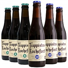 京东商城 比利时进口啤酒 Rochefort 罗斯福（10号*3/8号*3）啤酒 精酿啤酒 组合装330ml*6瓶 75元（需用券）