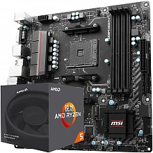 京东商城 锐龙 AMD Ryzen 5 1600 处理器+B350M MORTAR主板 CPU主板套装 1899元（需用券）