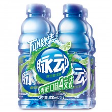 京东商城 脉动（Mizone）维生素饮料 青柠味 600ml *4瓶 连包 10.2元