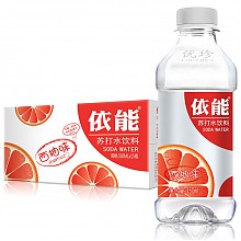 京东商城 依能 苏打水 西柚味 350ml*15瓶/箱 无糖 无汽 饮料 19.9元