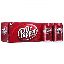 京东商城 美国进口 胡椒博士 Dr Pepper 原味1箱 355mlx12罐 39元