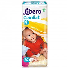 京东商城 京东PLUS会员：Libero 丽贝乐 comfort 婴儿纸尿裤 M60片 88元