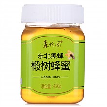 京东商城 历史新低价森蜂园 蜂蜜 东北黑蜂椴树蜂蜜420g *6件 66元（合11元/件）