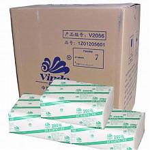 京东商城 维达（Vinda) 擦手纸 商用系列 抽纸200抽*20包 大规格(整箱销售) 129元