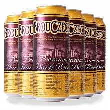 京东商城 捷克 Brouczech布鲁杰克黑啤酒500ml*6听 19.9元