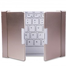 京东商城 B.O.W HB099 无线蓝牙+USB有线三折键盘 白色 199元