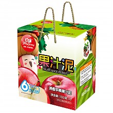 京东商城 FangGuang 方广 婴儿辅食 清香苹果果汁泥礼盒装 103g*6 29元，可满4免1