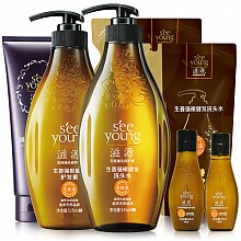 京东商城 滋源 （seeyoung） 生姜 强根健发 七件套 （洗发535ml+护发535ml+洗发235ml*2+发膜200ml+洗护60ml） 159元