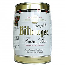 京东商城 德国进口 碧特博格 （Bitburger）啤酒 5L*1桶装 69元