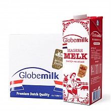 京东商城 荷兰进口 荷高（Globemilk）脱脂纯牛奶 1L*6盒 家庭装 3.7g/100ml乳蛋白 58元