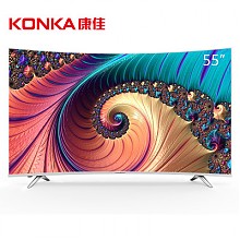 苏宁易购 康佳（KONKA） LED55UC3 55英寸超薄曲面36核4K HDR人工智能电视 3499