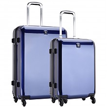京东商城 爱华仕（OIWAS)时尚万向轮拉杆箱 旅行箱男女行李箱组合20英寸+25英寸 箱包4件套 6151蓝色 399.5元