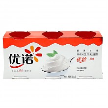 京东商城 优诺 优丝 风味发酵乳 原味酸奶 135g*3 19.9元