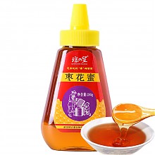 京东商城 琼皇蜂蜜 枣花蜜280g 农家自产成熟蜜 挤着吃的蜂蜜 9.9元