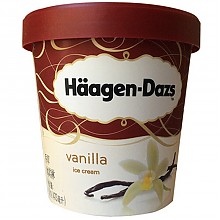 京东商城 哈根达斯 (Haagen-Dazs) 冰淇淋大杯 392g*1 香草口味 *2件 120元（合60元/件）