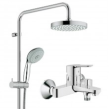 京东商城 GROHE 高仪 32820000+27389000 三出水淋浴柱套装 1499元