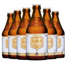 京东商城 比利时进口啤酒 Chimay 智美白帽啤酒 精酿啤酒 组合装 330ml*6瓶 *2件 108元（合54元/件）