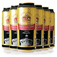 京东商城 德国进口啤酒 凯尔特人（Barbarossa） 黑啤酒 500ml*6听 德啤精选 口味醇厚 34.9元