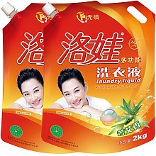 京东商城 洛娃 多功能洗衣液套装2kg*2（苦艾香） 19.9元