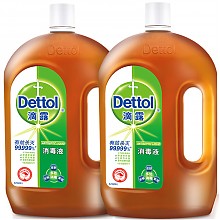 京东商城 滴露Dettol 消毒液 1.5L*2 家居衣物除菌液 与洗衣液、柔顺剂配合使用 49.5元