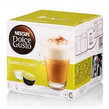 京东商城 英国进口 雀巢多趣酷思(Nescafé Dolce Gusto) 咖啡胶囊 卡布奇诺胶囊咖啡 研磨咖啡粉16颗装 50元