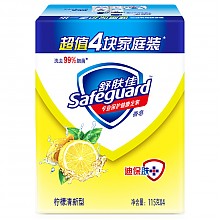 京东商城 舒肤佳香皂柠檬清新型115gX4（温和洁净 新老包装随机发货） 12.9元