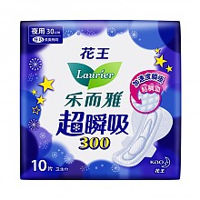 京东商城 Laurier 乐而雅 超瞬吸 纤巧夜用护翼型卫生巾 30cm 10片 5.6元