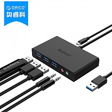 京东商城 ORICO 奥睿科 USB3.0 OTG集线器免驱外置声卡 0.3m 59元包邮（需用券）
