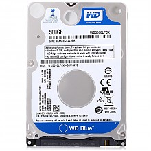 京东商城 WD 西部数据 WD5000LPCX 蓝盘 500G 5400转16M SATA6Gb/s 笔记本硬盘 269元