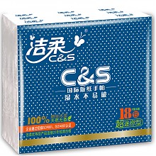 京东商城 C&S 洁柔 倍柔3层面巾纸*18包 *13件 52.7元（合4.05元/件）