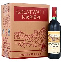 京东商城 长城（GreatWall）红酒 金装解百纳干红葡萄酒 整箱装 750ml*6瓶 118元