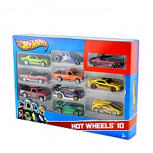 京东商城 Hot Wheels 风火轮 54886 火辣小跑车十辆装 34元（需用券）