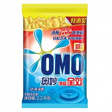 京东商城 奥妙(OMO)洗衣粉 净蓝全效洁净清新2200g 15.1元