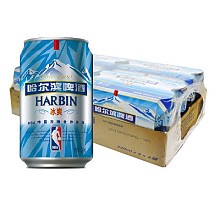 苏宁易购 Harbin/哈尔滨啤酒 冰爽拉罐330ml*24听 40.51元