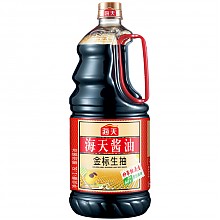 京东商城 海天 金标生抽 黄豆酿造酱油 调味料调料1.6L 11.45元