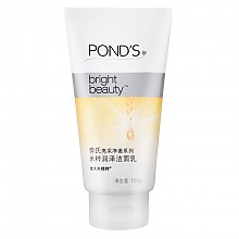 京东商城 POND’S 旁氏 亮采净澈系列 米粹润泽洁面乳150g 19.8元