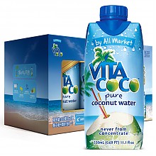 京东商城 唯他可可（ Vita Coco ）天然椰子水饮料330ml*8瓶 整箱 39.9元