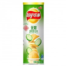 京东商城 乐事（Lay’s）无限薯片 休闲零食 翡翠黄瓜味104g罐装 6.9元