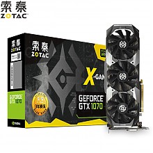 京东商城 索泰（ZOTAC）Geforce GTX1070-8GD5 X-GAMING OC 1582-1771MHz/8008MHz 8G/256bit GDDR5 PCI-E显卡 2888元（需用券）