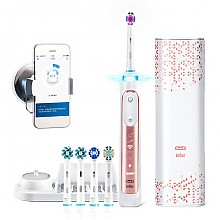 京东商城 Oral-B 欧乐-B iBrush 9000 Plus 3D蓝牙 声波电动牙刷+iBrush 9000 3D声波 电动牙刷+Foreo洁面仪+可充电金属旅行盒 1999元